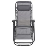 ΠΟΛΥΘΡΟΝΑ RELAX COMPANION HM5095.11 ΓΚΡΙ TEXTILENE-ΜΑΥΡΟ ΜΕΤΑΛΛΟ 67x145x110Υεκ. - Image 4