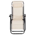 ΠΟΛΥΘΡΟΝΑ RELAX COMPANION HM5095.12 ΜΠΕΖ TEXTILENE-ΜΑΥΡΟ ΜΕΤΑΛΛΟ 67x145x110Υεκ. - Image 4
