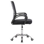 ΚΑΡΕΚΛΑ ΓΡΑΦΕΙΟΥ TRAIL HM1192 ΜΑΥΡΟ MESH-ΠΟΔΙ ΧΡΩΜΙΟΥ 64x55x98,5Υεκ. - Image 4